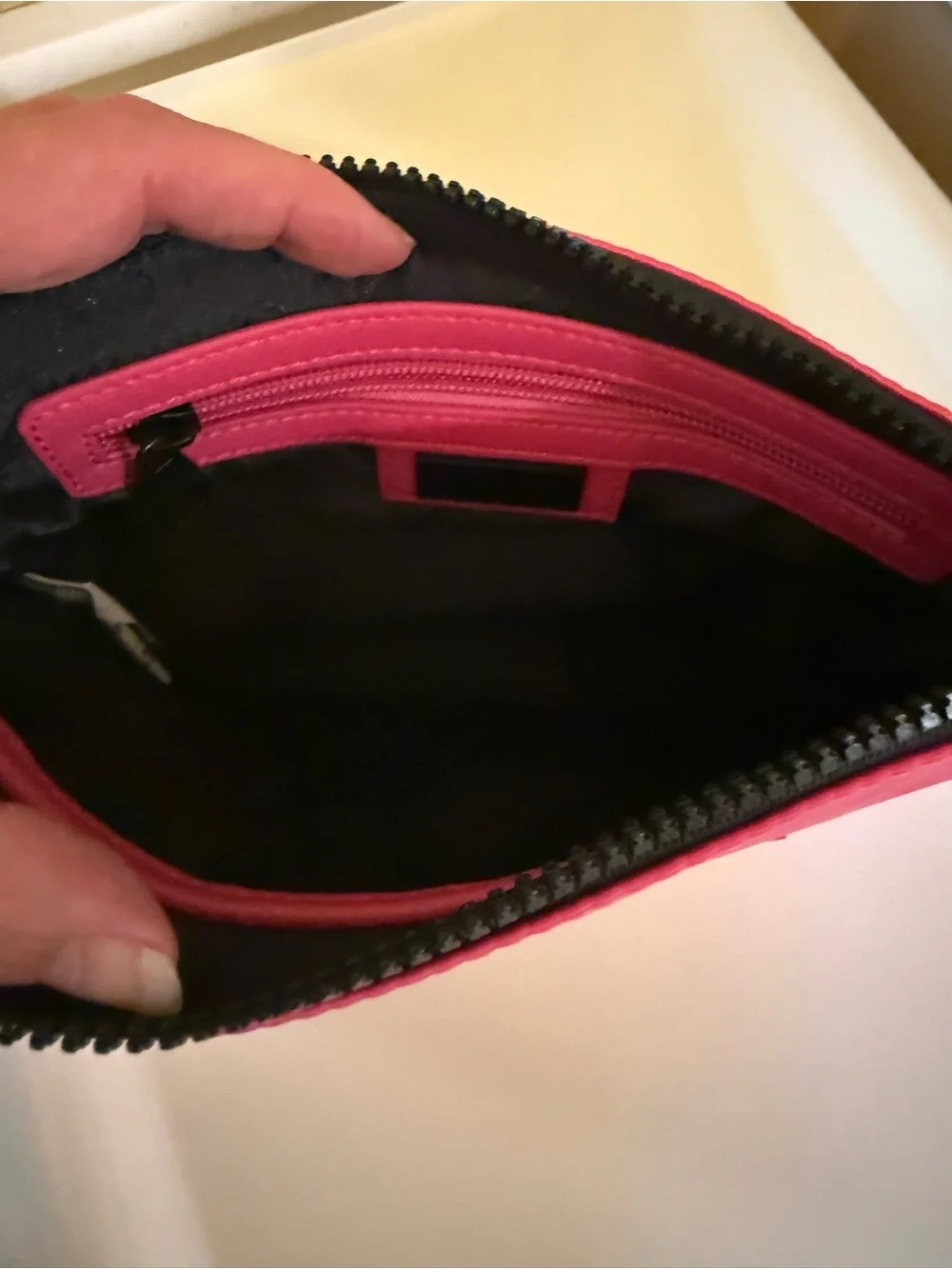 Versace Jeans Couture Gummy Logo Fuchsia Crossbody Bag – New With Tags